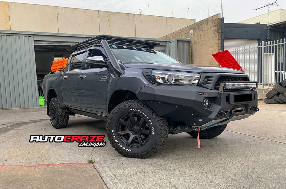 TOYOTA HILUX N80 4WD RT CONCAVE MATTE BLACK